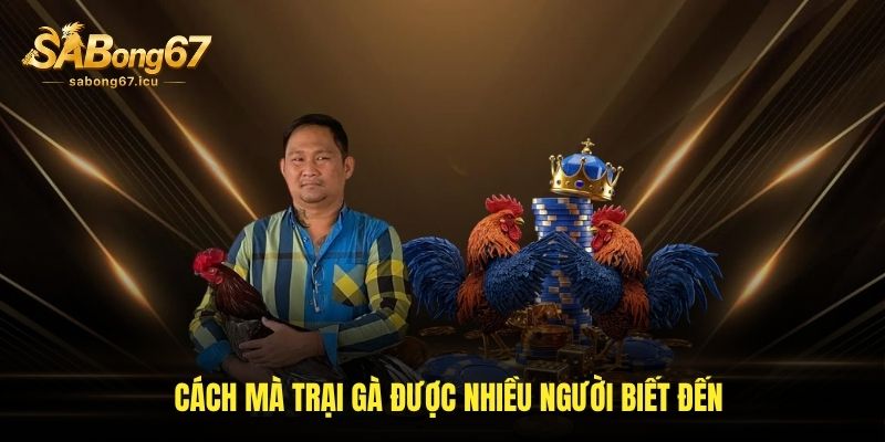 Cách mà trại gà được nhiều người biết đến