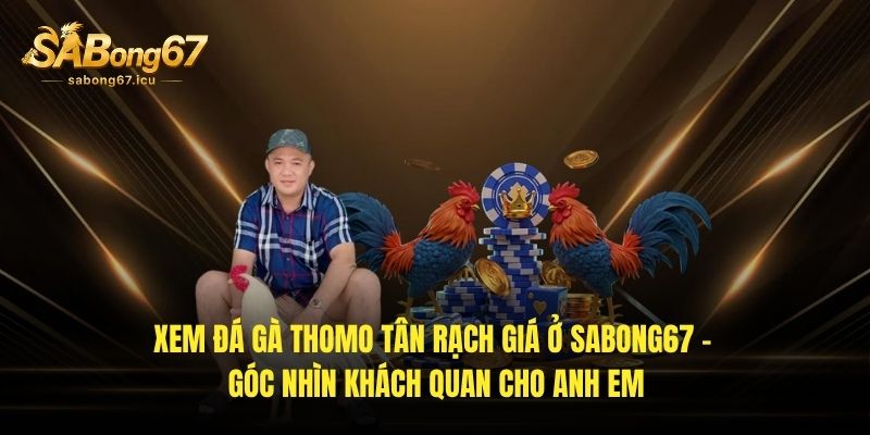 Xem Đá Gà Thomo Tân Rạch Giá Hot 2026 Tại Nhà Cái Sabong67